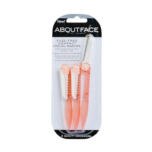 <strong>Top Beauty Tools Reviewed: Tweezers, Scissors & Razors</strong>“></p>
<p>Backed by the trusted Kai brand, these innovative grooming tools are perfect for a quick touch-up on cheeks, chins, and foreheads. The ultra-thin, stainless steel blades deliver a close, delicate shave, making sure your skin looks smoother and feels softer. Each pack includes three beauty groomers that are designed to keep your eyebrows perfectly shaped and remove unwanted peach fuzz, enhancing your natural glow. These compact razors fold discreetly, making them an ideal travel companion that fits effortlessly into any purse, toiletries bag, or gym bag. By exfoliating while shaving, they ensure your makeup glides on and stays fresh longer.</p>
<p><strong>Pros:</strong></p>
<ul>
<li>High-performing, ultra-thin blades for a precise shave</li>
<li>Convenient and compact folding design</li>
<li>Multifunctional: suitable for shaping eyebrows, and removing peach fuzz on cheeks, chins, and foreheads</li>
<li>Ensures makeup applies smoothly and stays fresh</li>
</ul>
<p><strong>Cons:</strong></p>
<ul>
<li>Disposable items, which may not be environmentally friendly</li>
<li>Not recommended for use on coarse facial hair</li>
<li>May require regular replacement to maintain effectiveness</li>
</ul>
<table class=