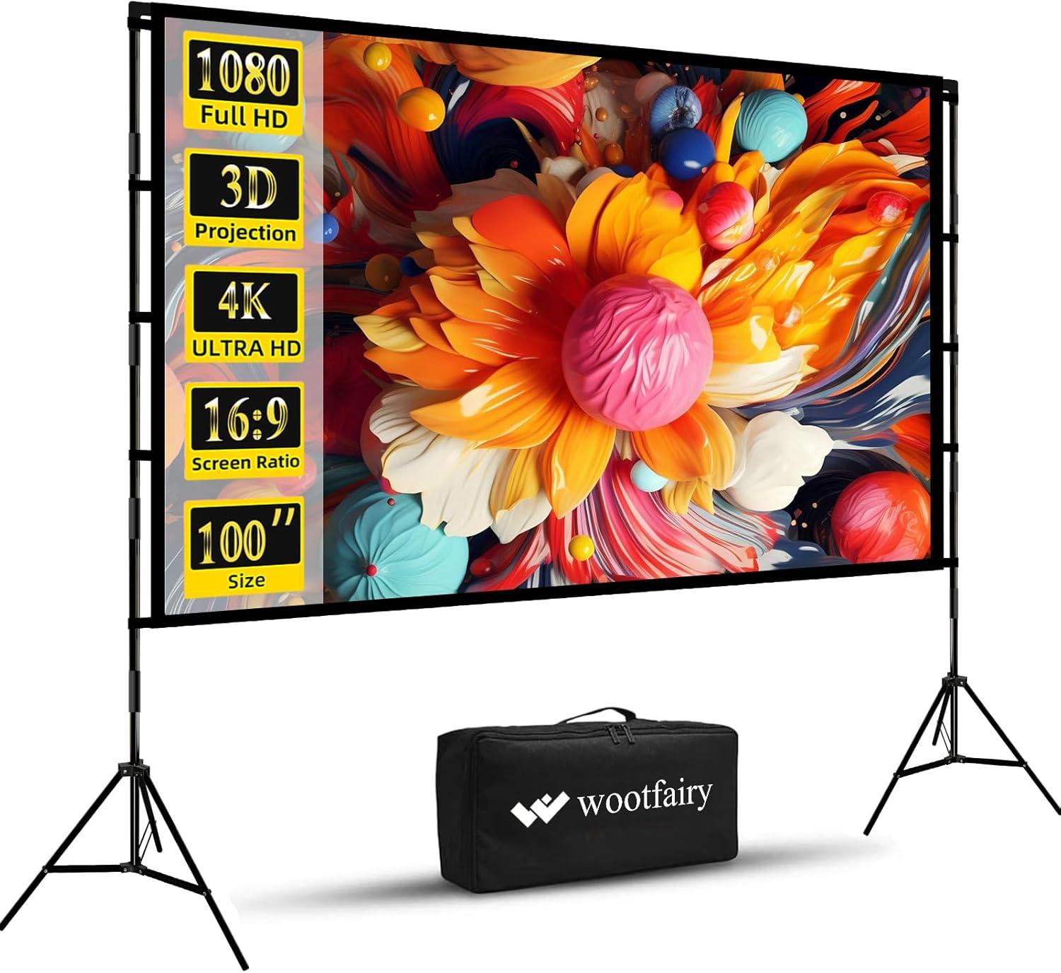 Top Portable Projector Screens for Indoor and Outdoor Use