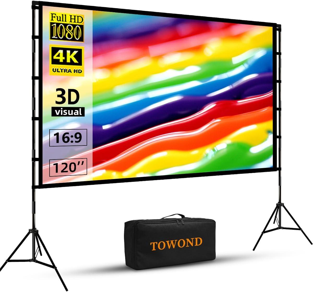 Top Portable Projector Screens for Indoor and Outdoor Use
