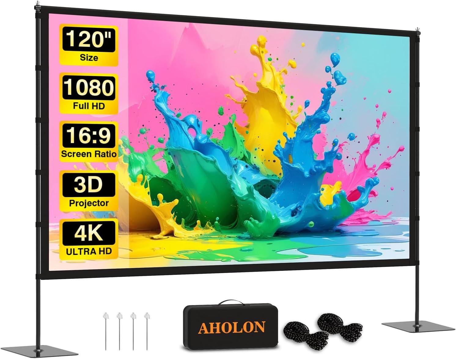 Top Portable Projector Screens for Indoor and Outdoor Use