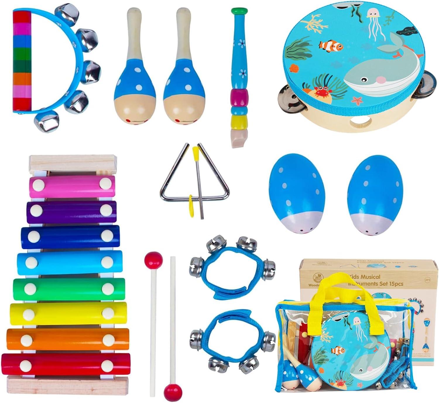 Top Wooden Percussion Sets for toddlers and Kids