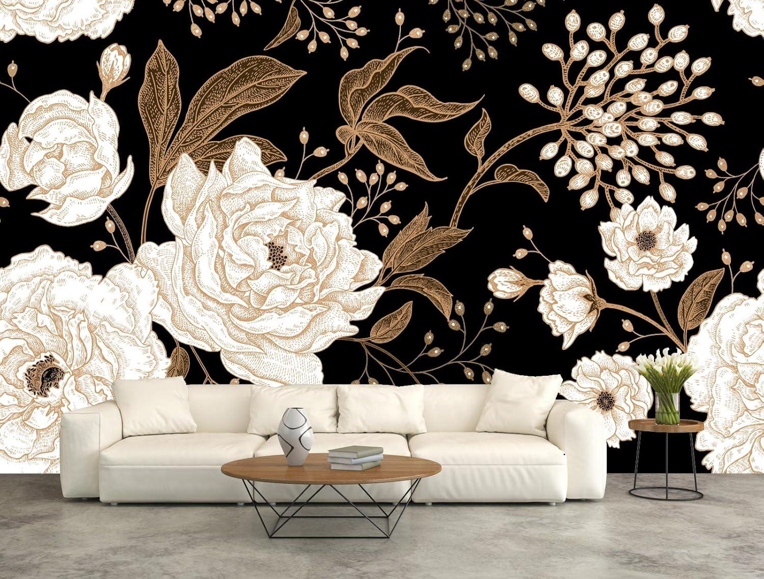 Transforming Spaces: A Vintage Floral Wallpaper Journey