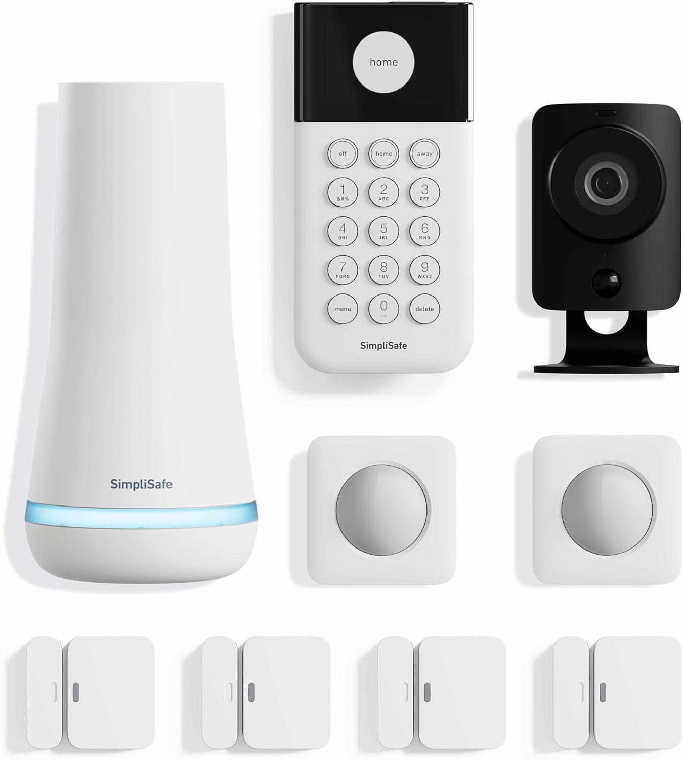 Compare SimpliSafe Home Security Systems: 8, 9, & 10 Pieces