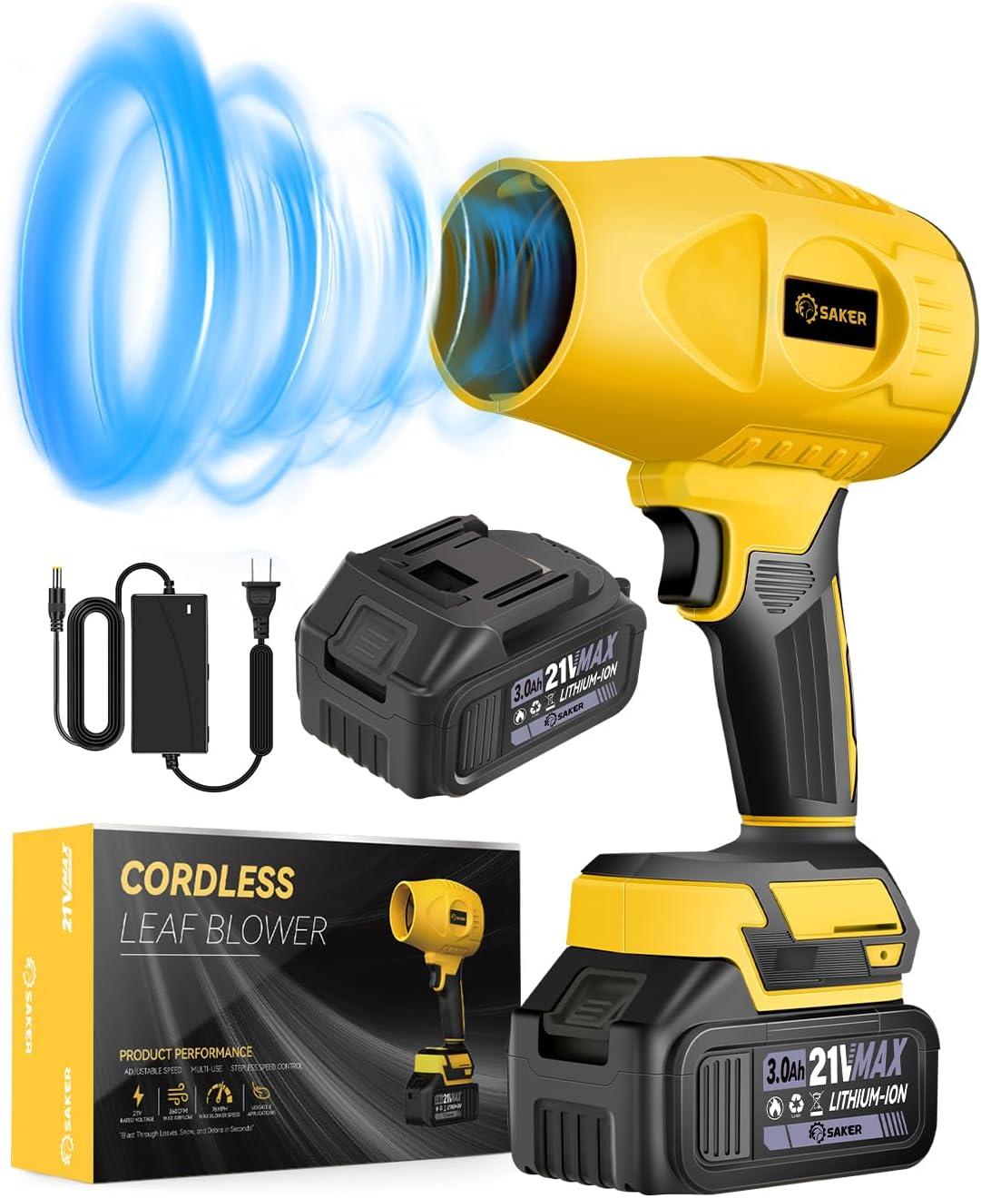 Top Saker Cordless Leaf Blowers for Effortless Cleaning
