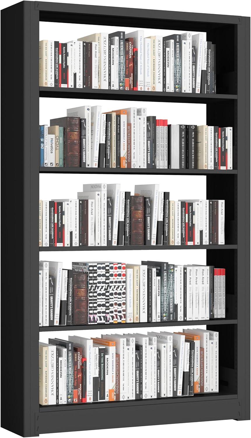Explore Stylish and Functional 5-Tier Bookshelf Options