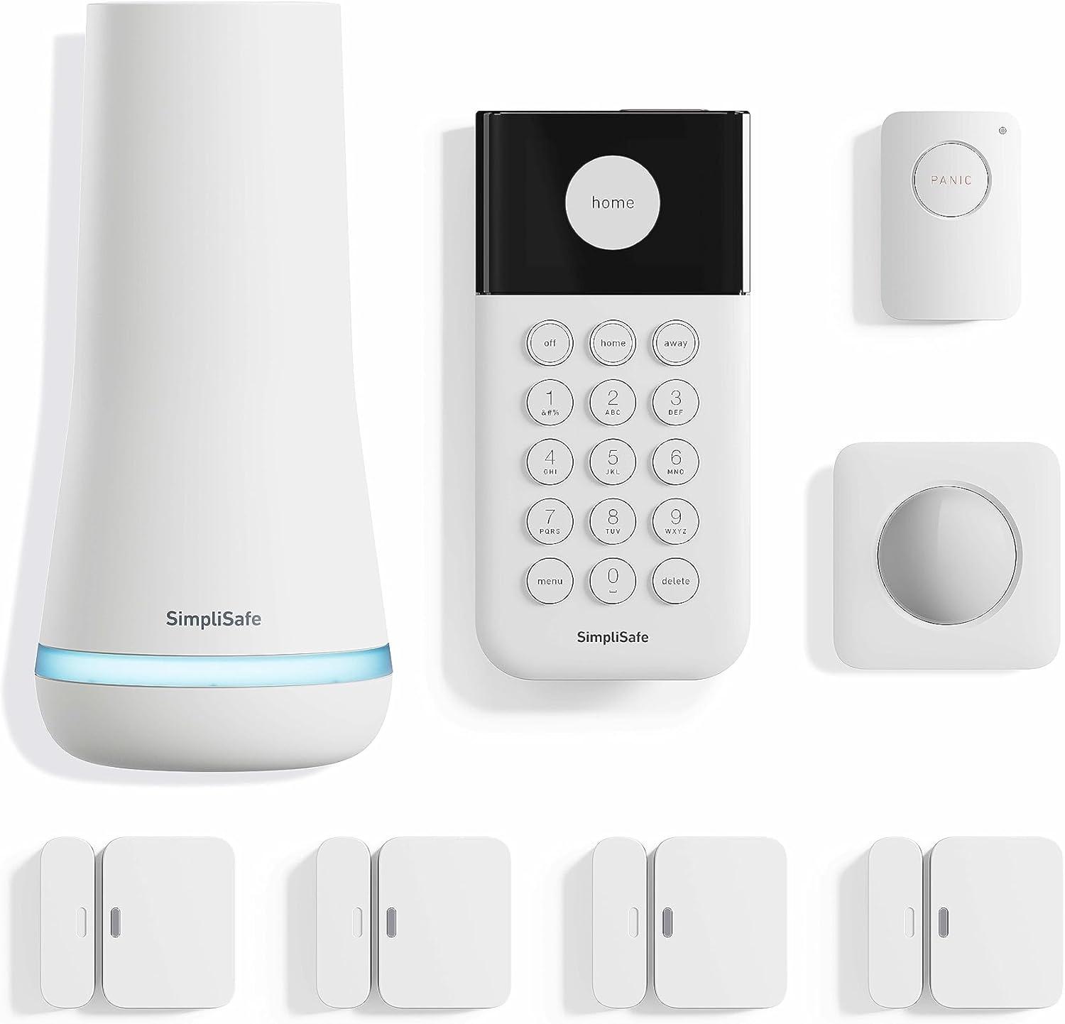 Compare SimpliSafe Home Security Systems: 8, 9, & 10 Pieces