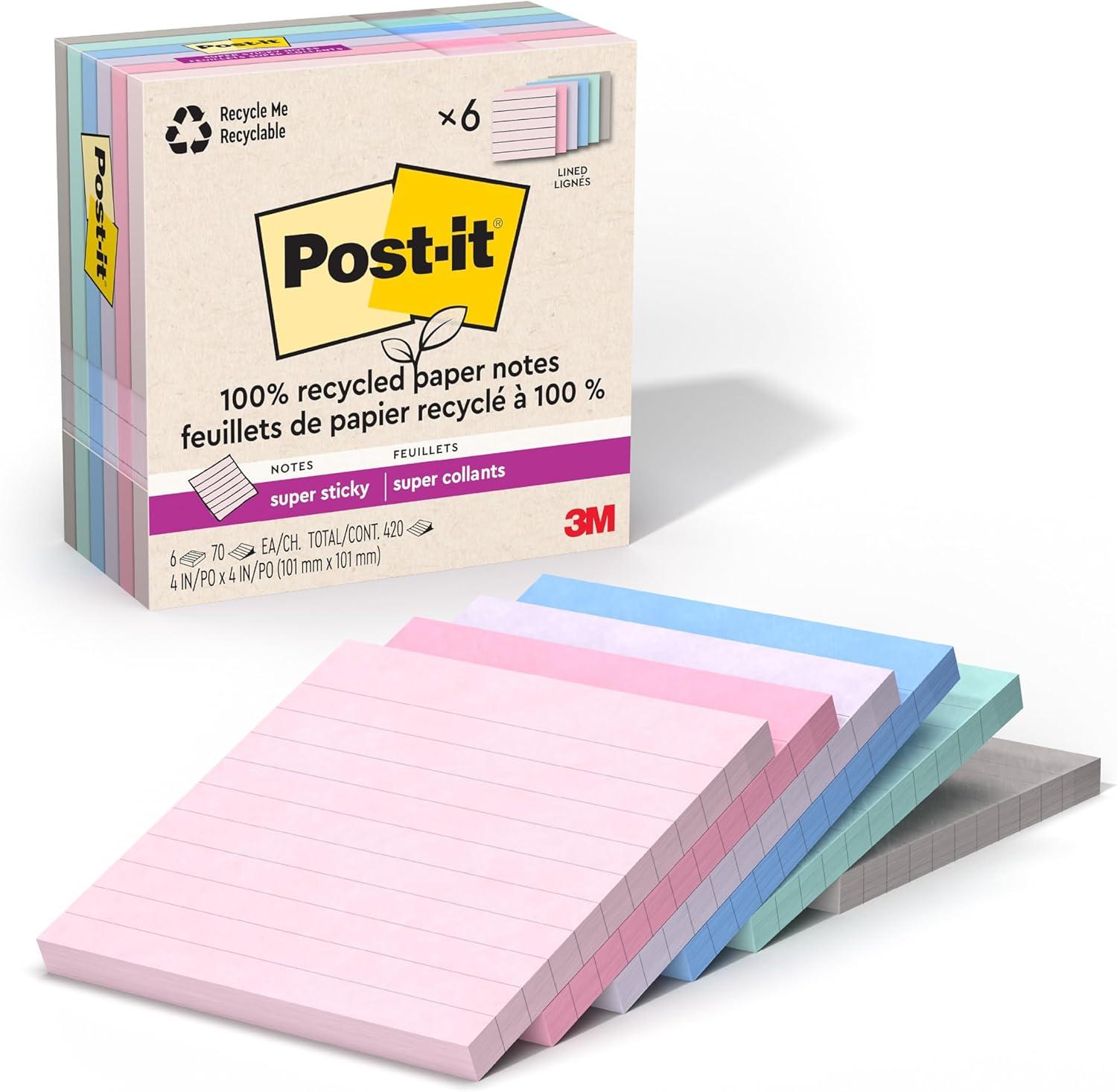 Eco-Friendly Note-taking: Discover Recycled Sticky Notes