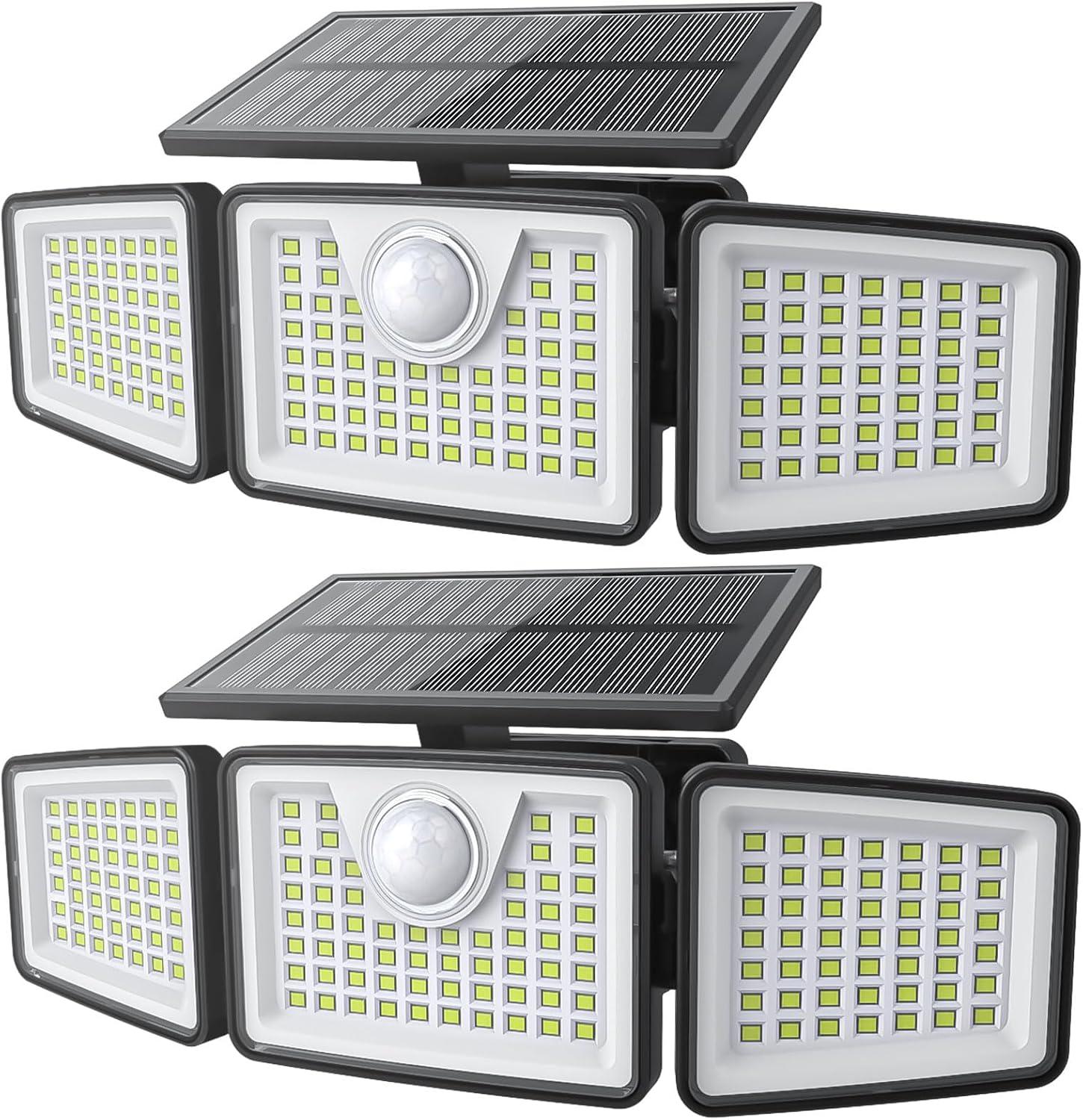 Top 3 Solar Lights for Outdoor Security and Brightness