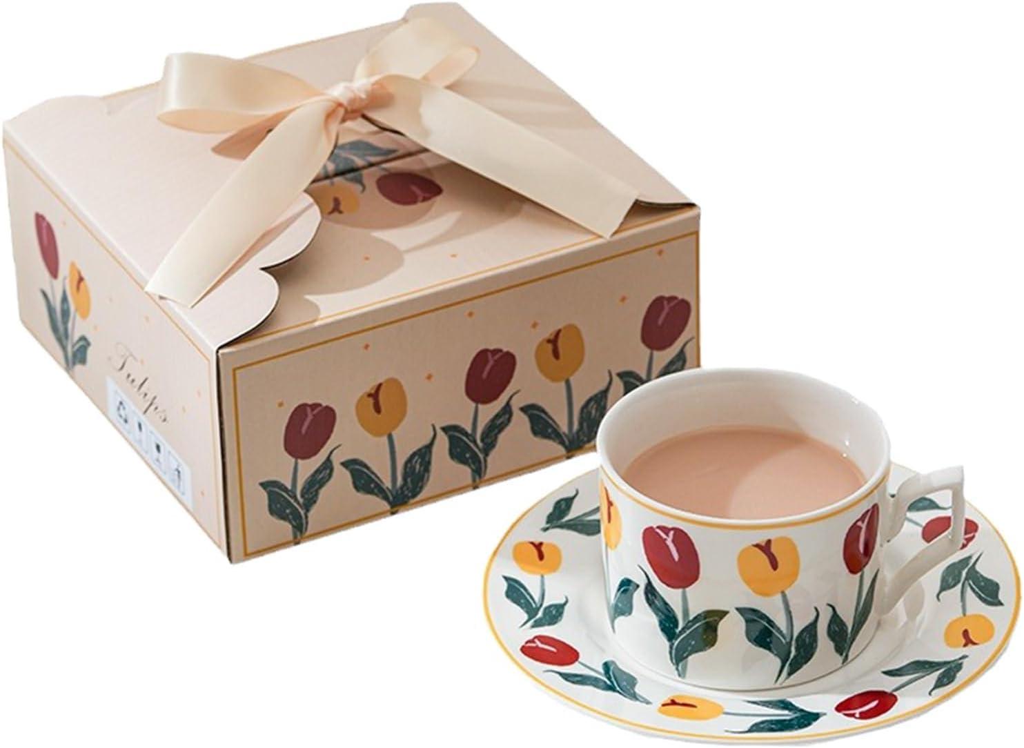 Charming Ceramic tulip Mug Sets for Every Coffee Lover