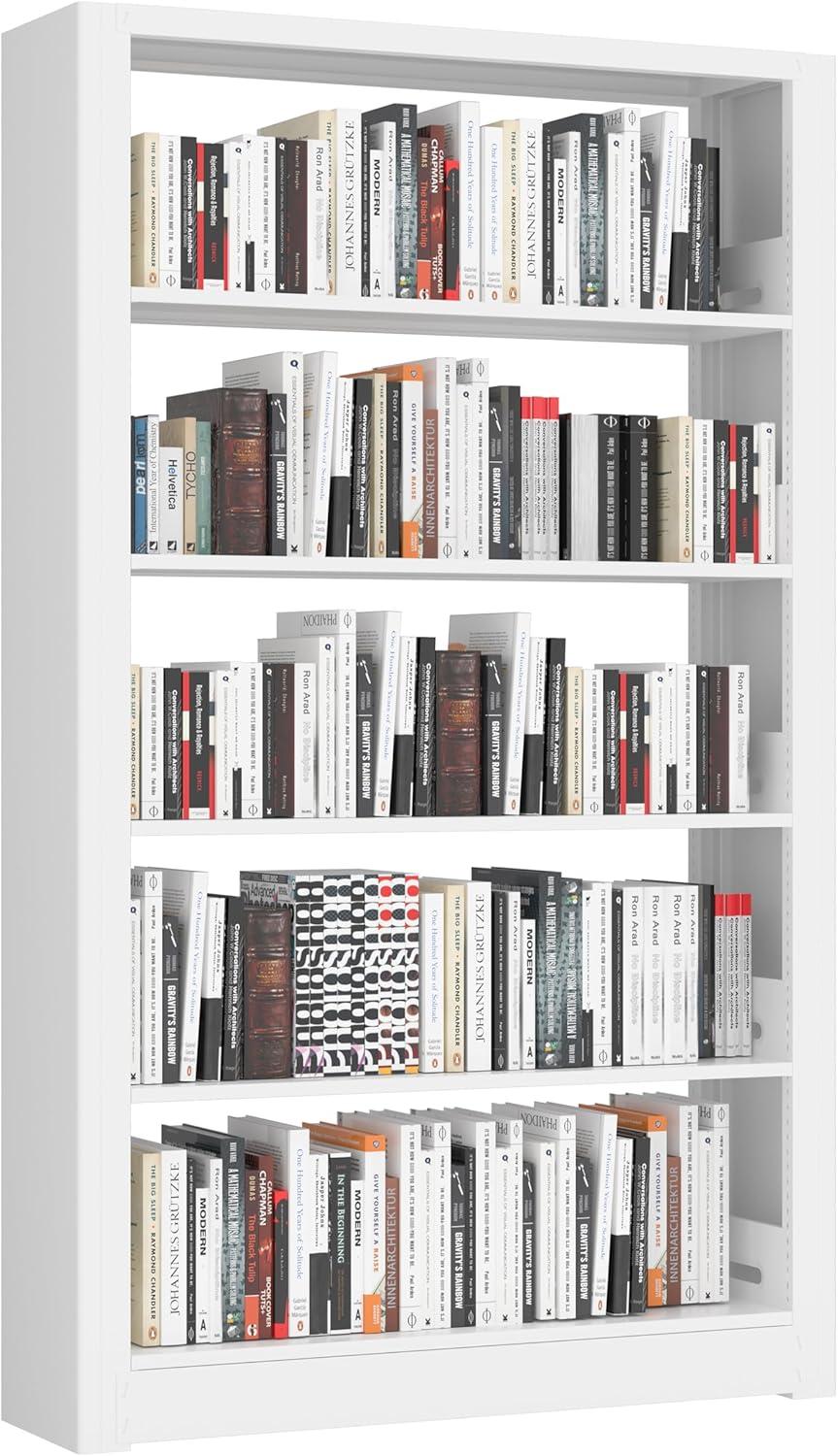 Explore Stylish and Functional 5-Tier Bookshelf Options
