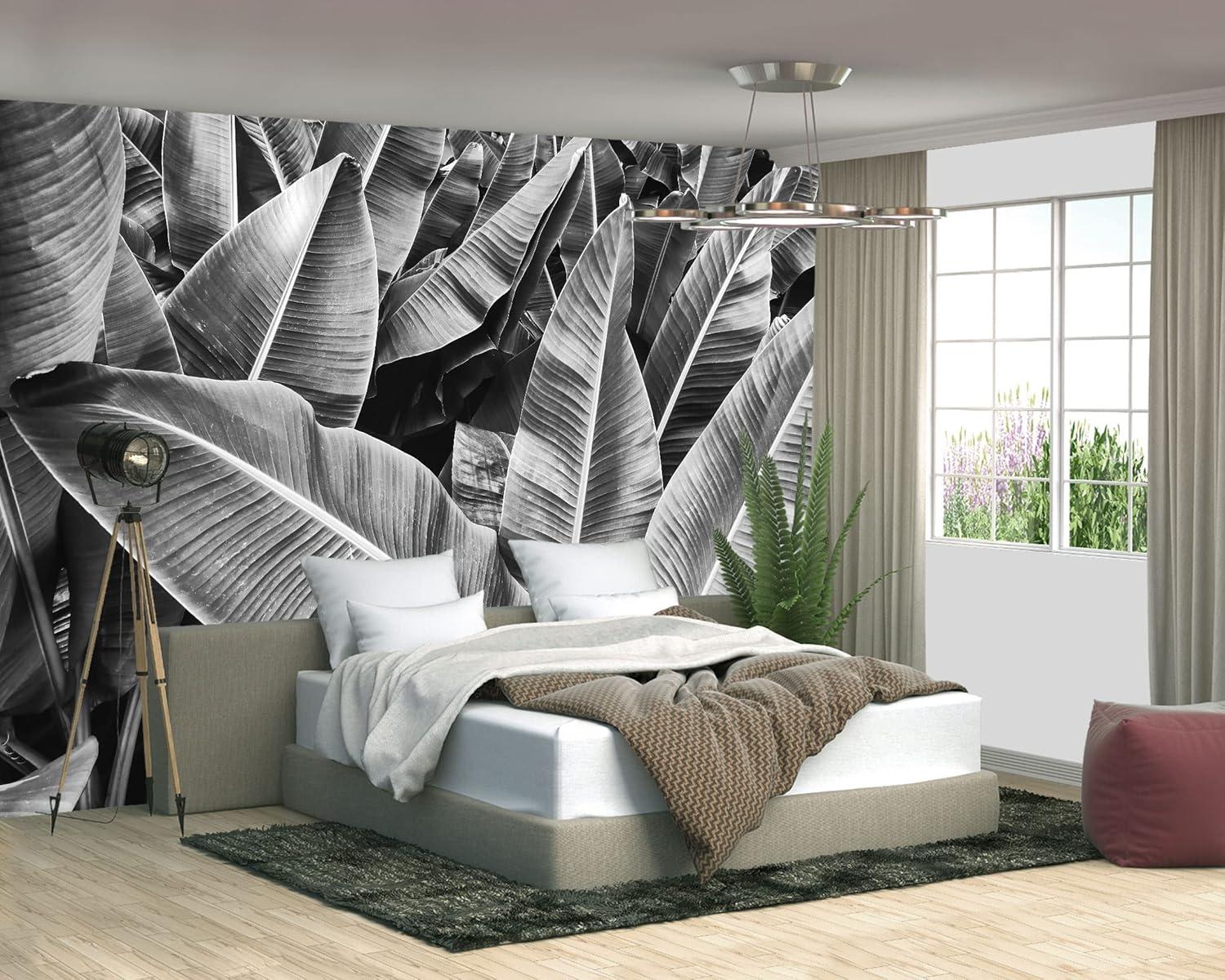 Stylish Wall Murals: Banana Leaf to Dark Floral Designs