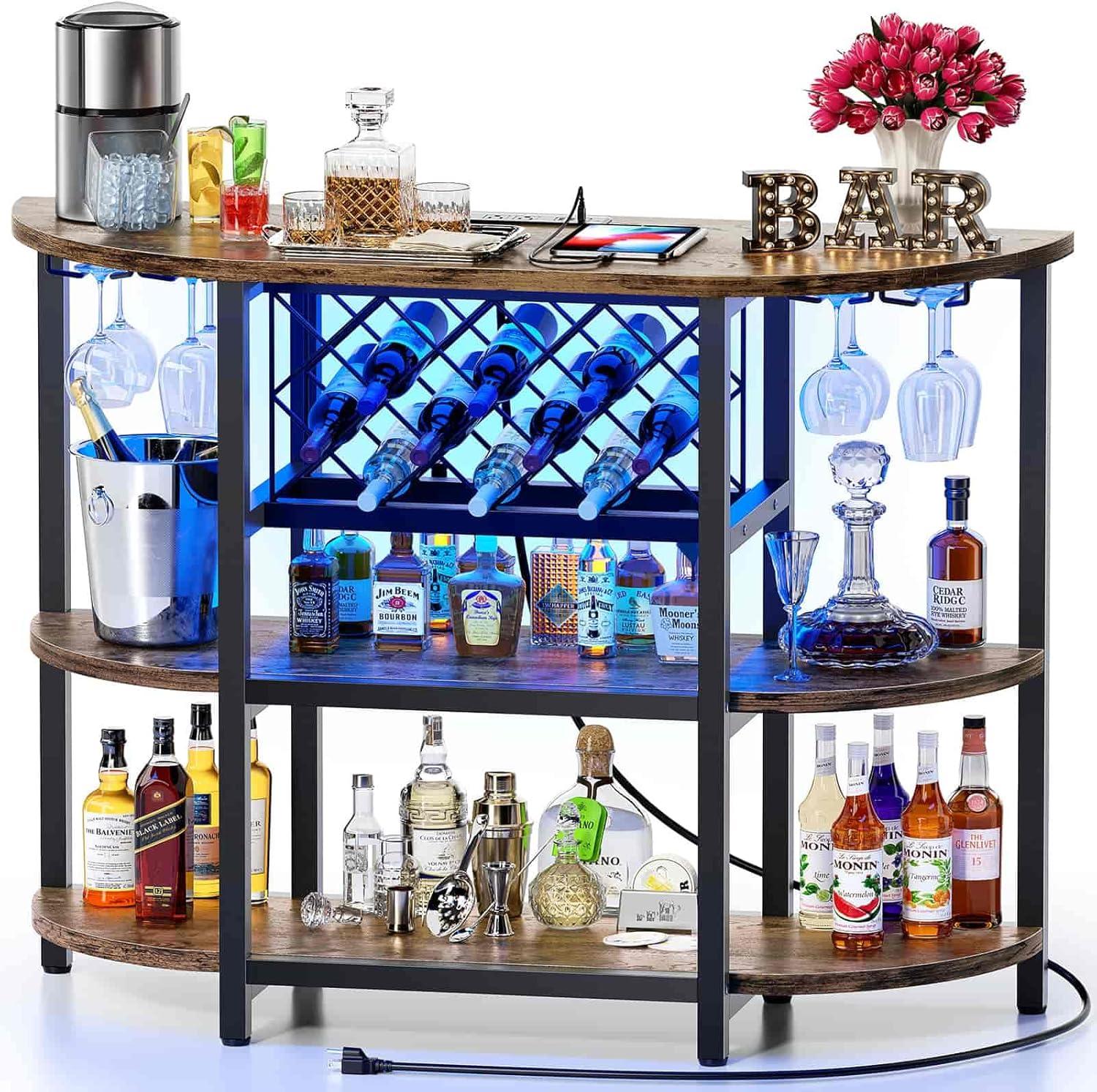 Stylish Home Bar Essentials: tables, ‌Signs⁣ & Stands