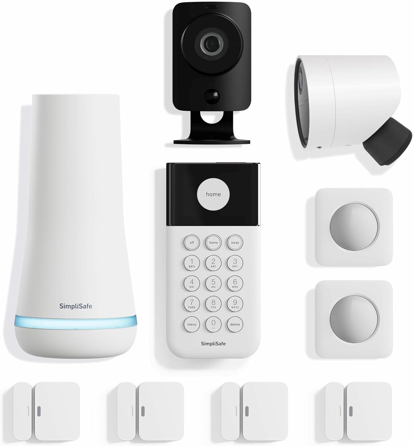 Compare SimpliSafe home Security Systems: 8, 9, & 10 Pieces