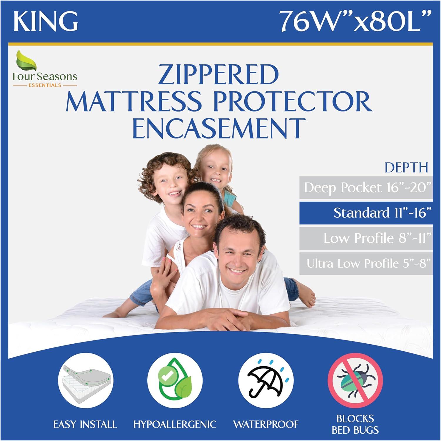 top Mattress Encasements: Waterproof, hypoallergenic, Secure