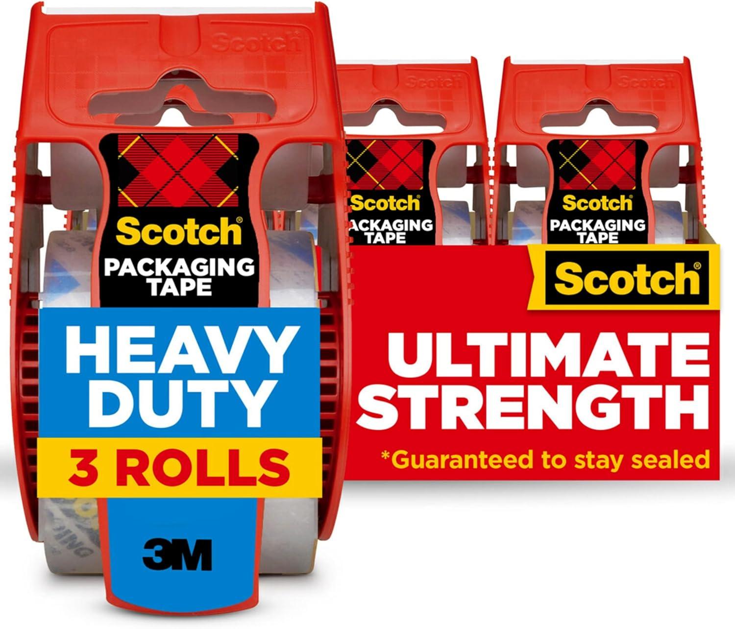 Top Scotch Heavy Duty Tapes for Packing and Shipping