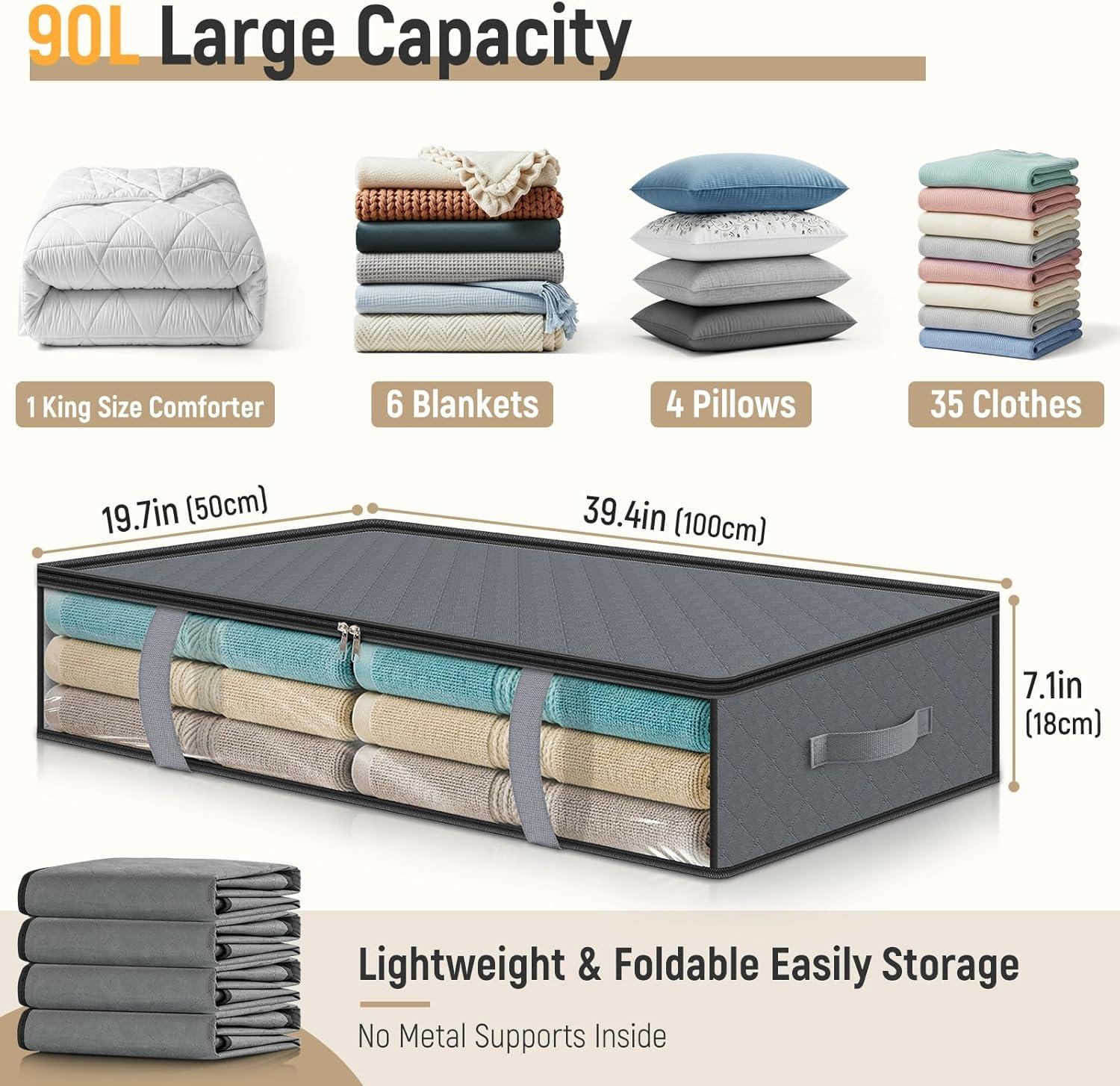 We Test LANDNEOO's 90L Under-Bed Storage Bins