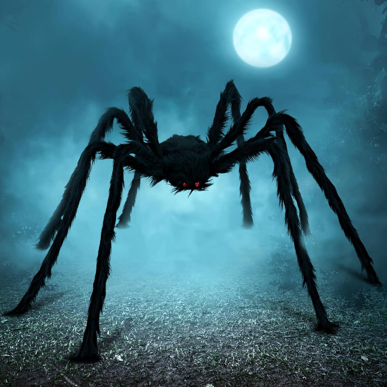 Spooky Halloween Decor: Hats, Pillows & Giant‍ Spider