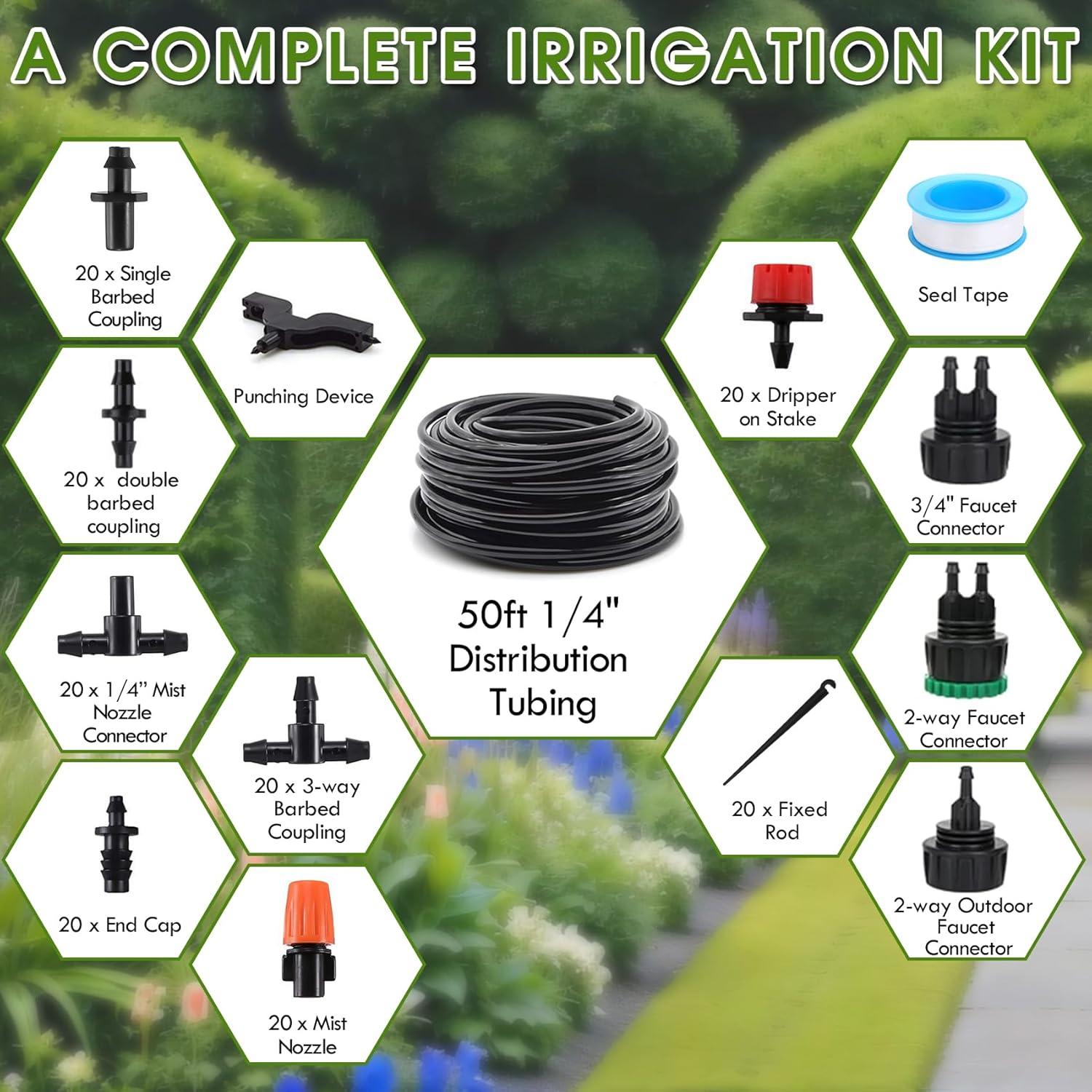Top Drip Irrigation Kits for Gardens and Greenhouses