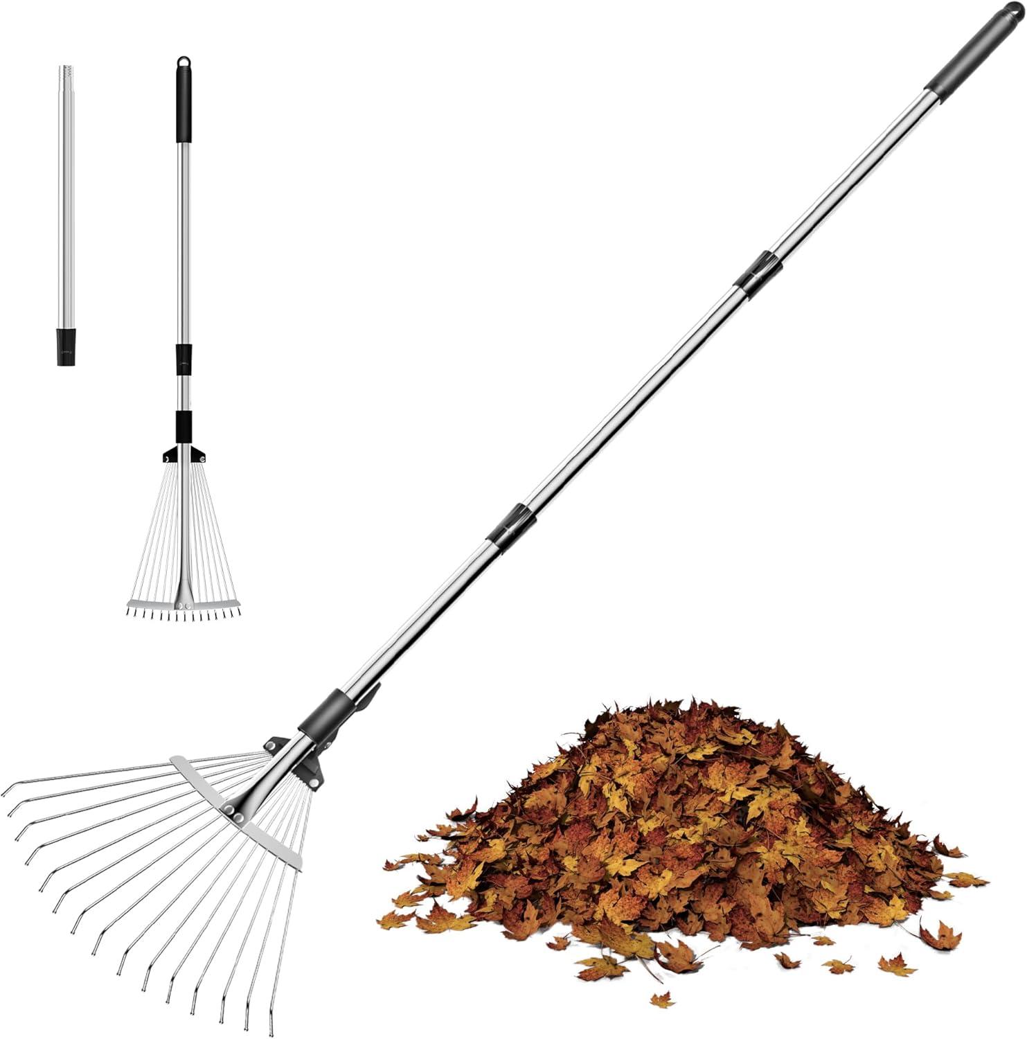 The Best Adjustable Metal Leaf Rakes for your Garden
