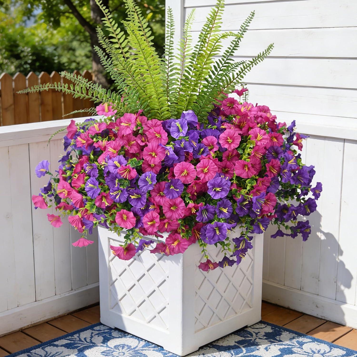 Vibrant UV-Resistant Faux Flowers for Any Outdoor Space