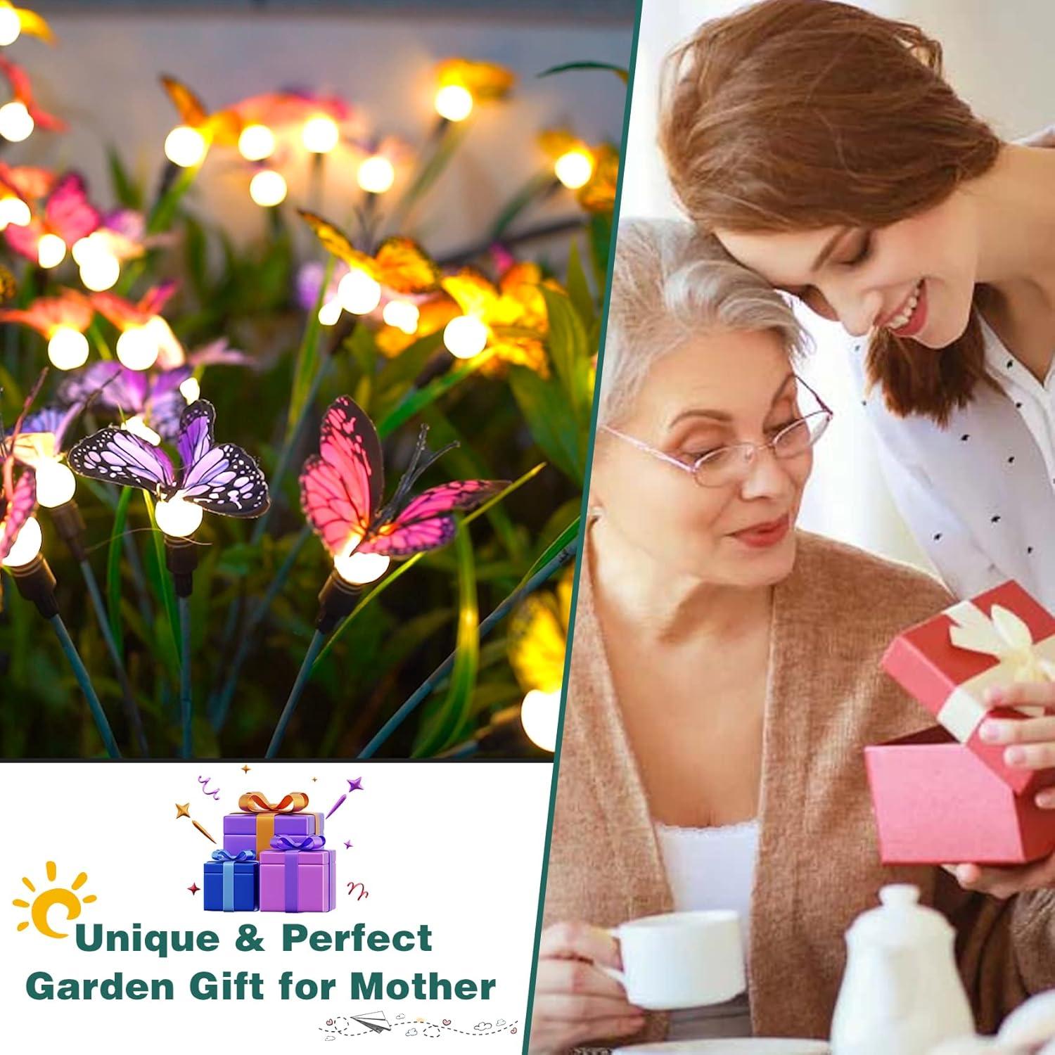 Enchanting Solar Butterfly Lights for Magical Gardens