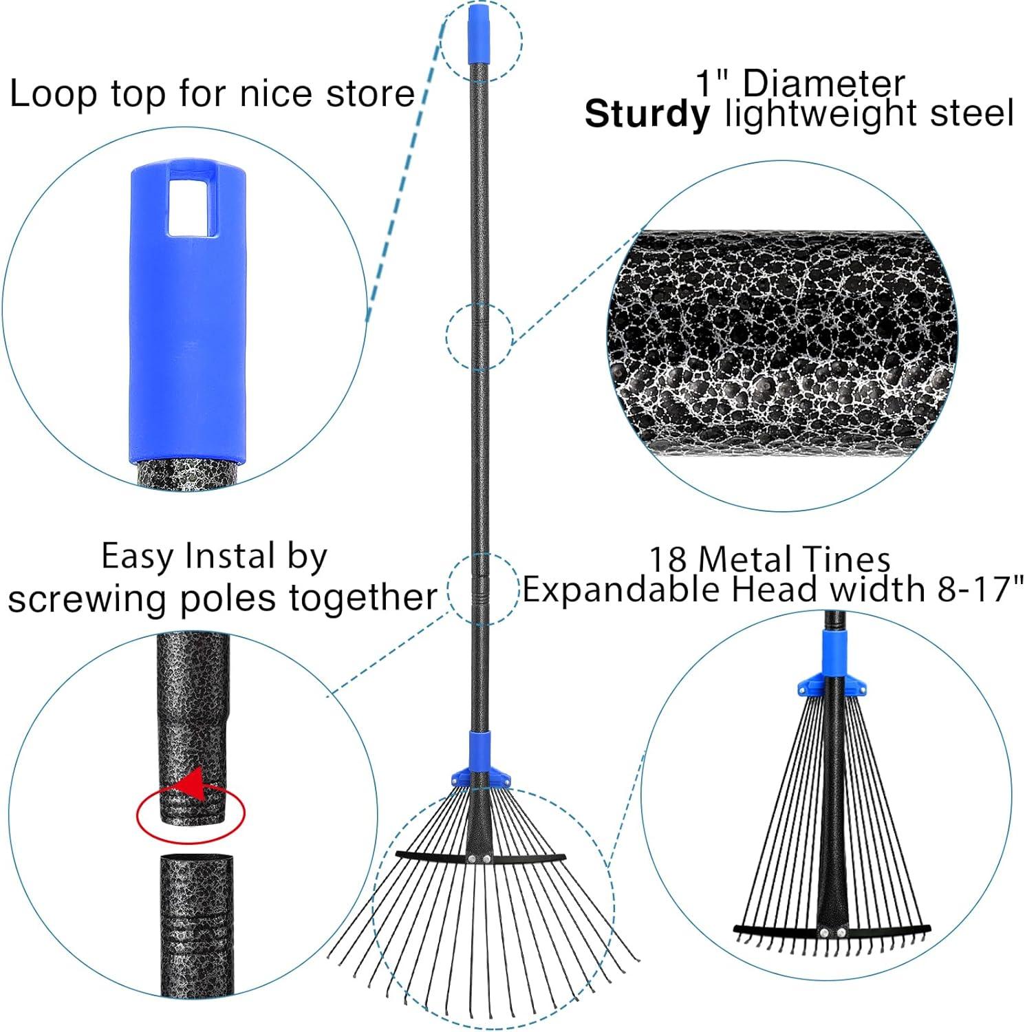 Top Adjustable Garden Rakes for efficient Leaf Cleanup