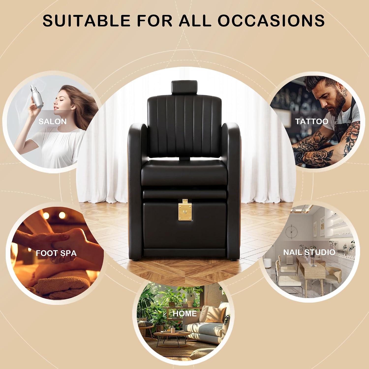 Top Reclining Pedicure Chairs: Stylish & Plumbing-Free