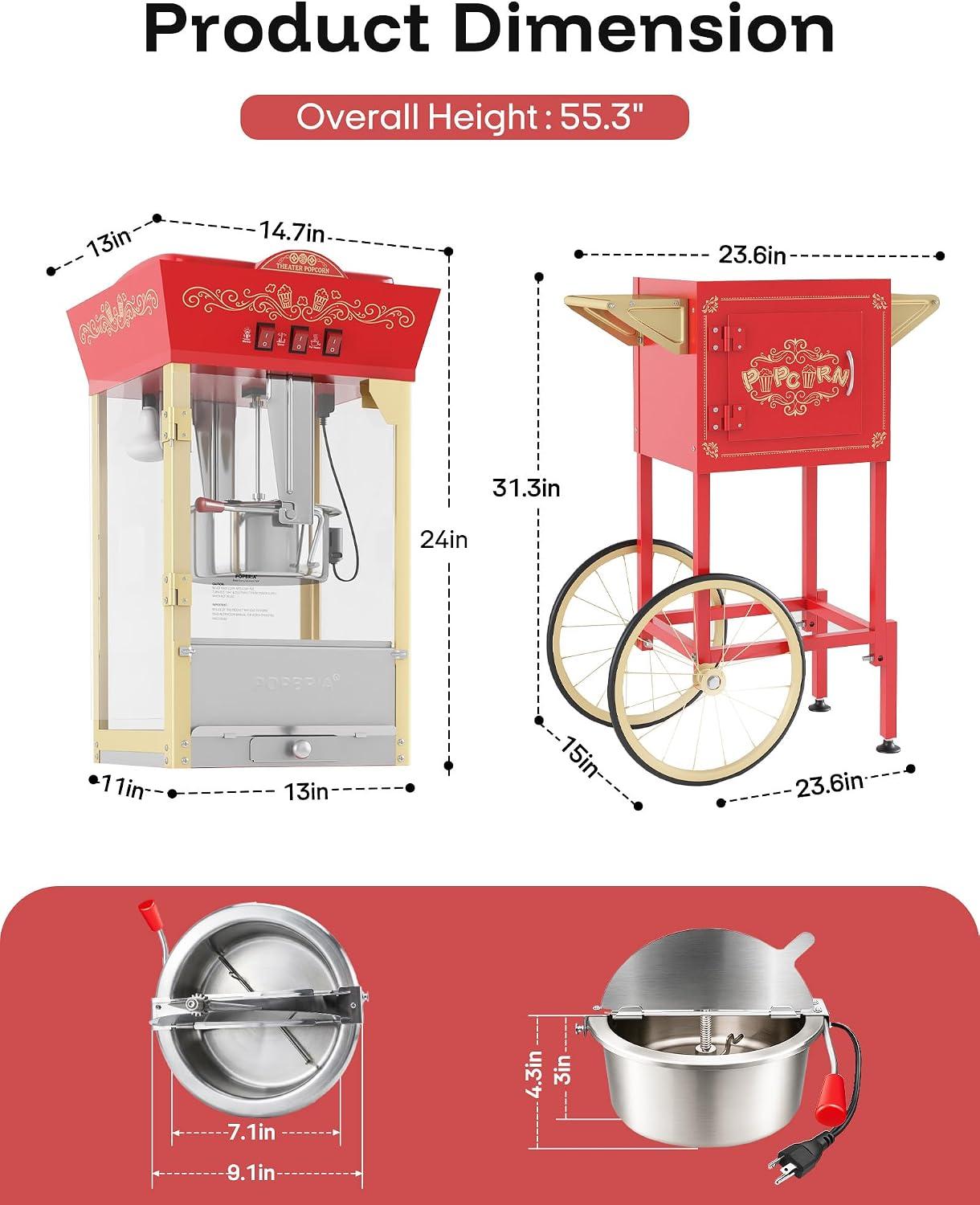 Top Popcorn Machines: Review of Premium Cart Models