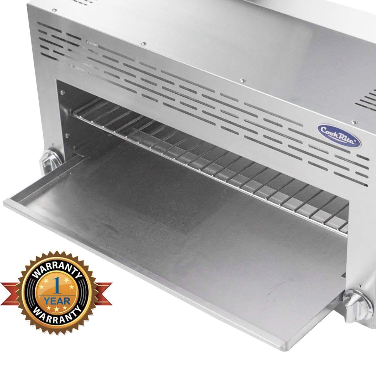 Top Salamander Broilers for Cheese Melting and Grilling