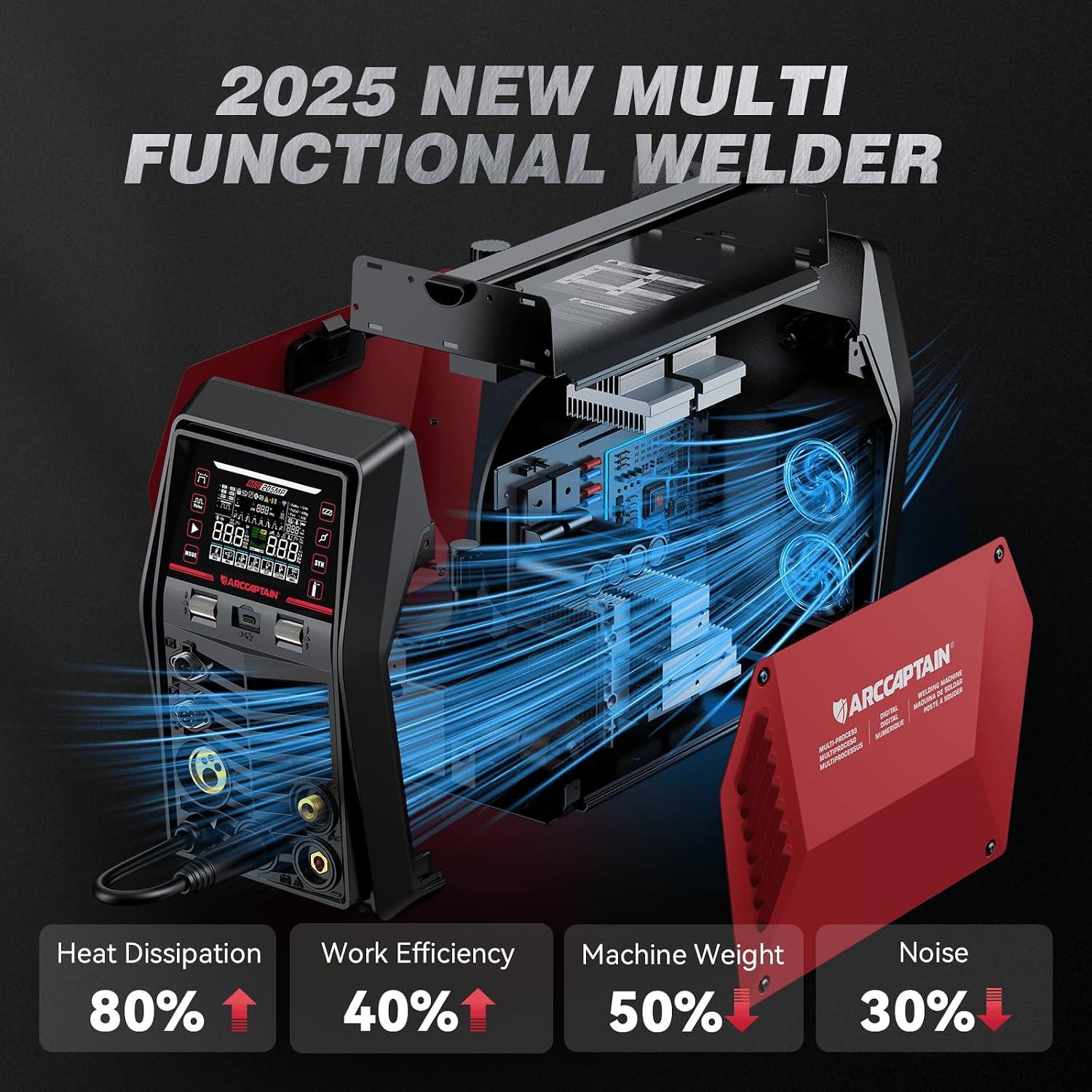 Top Multi-Process Welders: ARCCAPTAIN vs. YESWELDER 135A