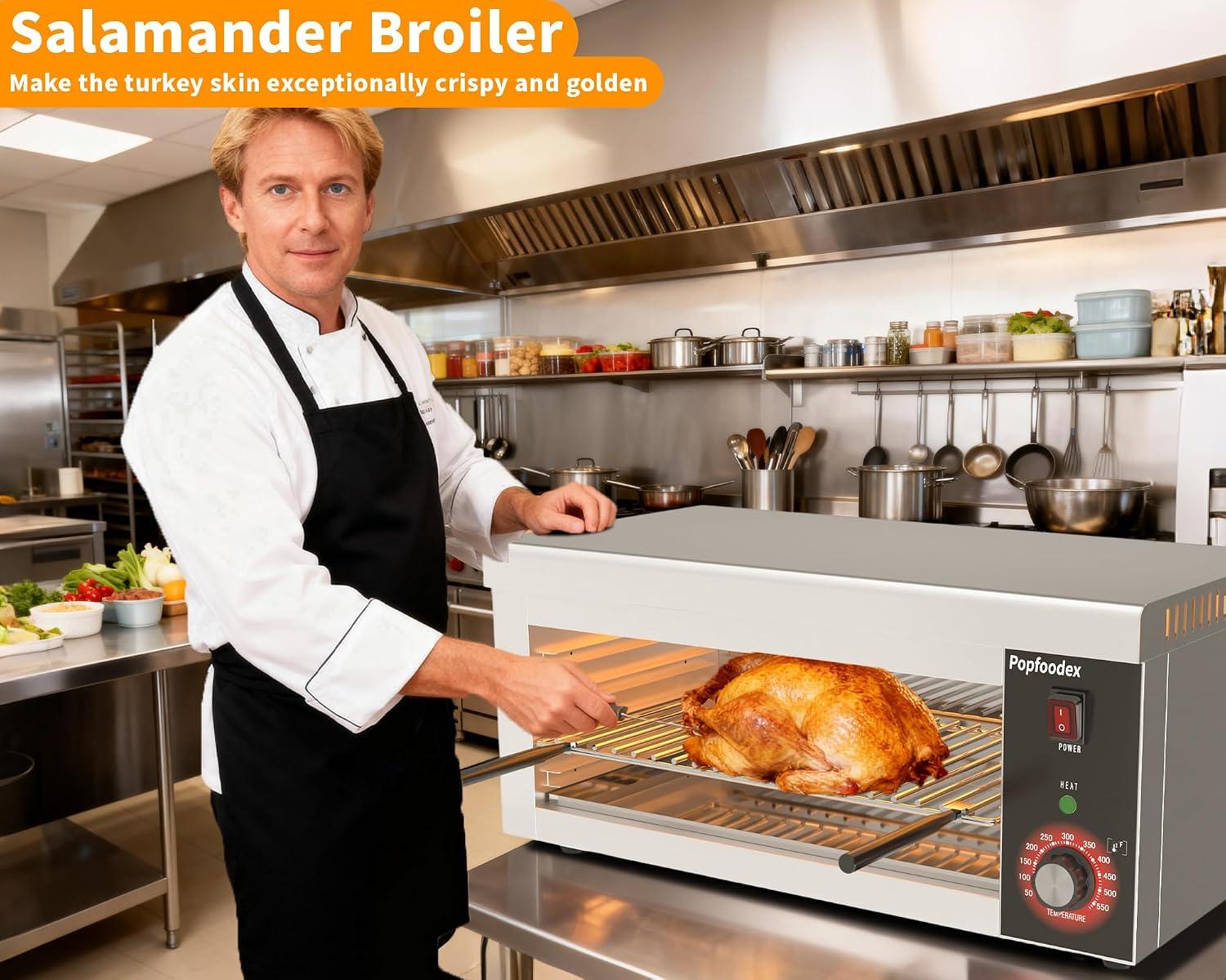 Top Salamander Broilers for Cheese Melting and Grilling