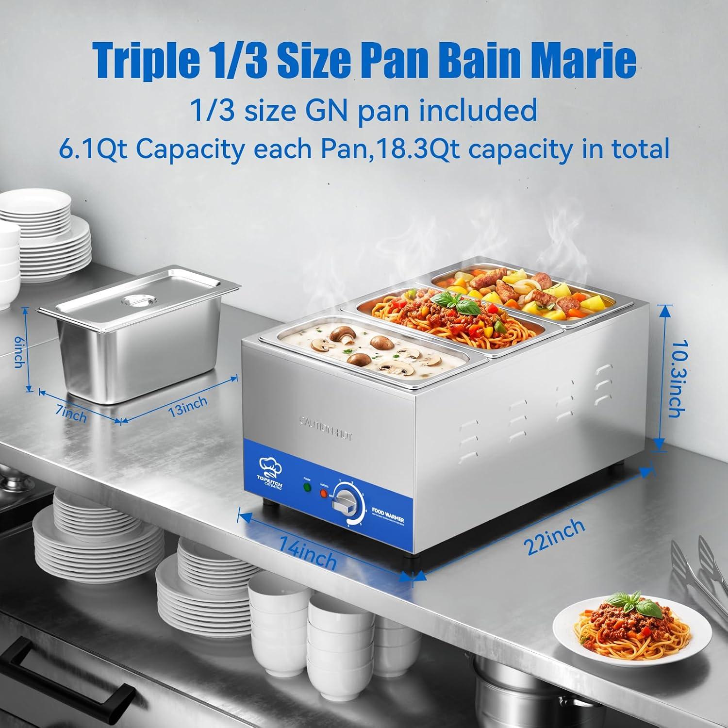 Warm Up Your Events: TOPKITCH Commercial Food Warmers